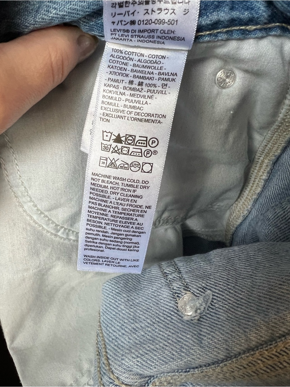 Levi's Cinch Waist Baggy Carpenter Denim - Picture 10 of 11